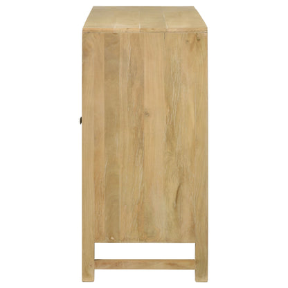 Zamora Rectangular 3-door Accent Cabinet Natural