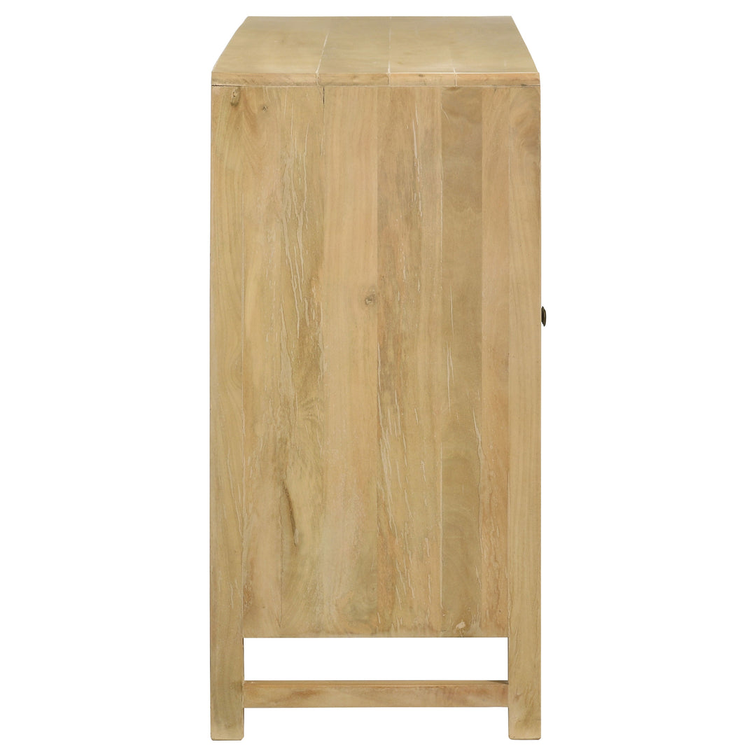 Zamora Rectangular 3-door Accent Cabinet Natural