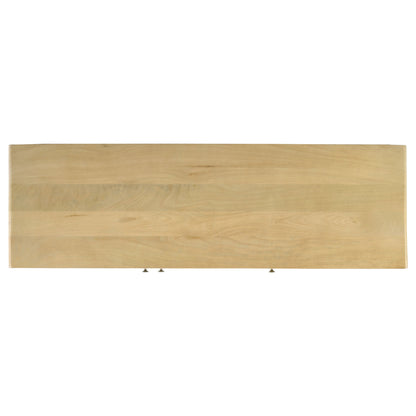 Zamora Rectangular 3-door Accent Cabinet Natural