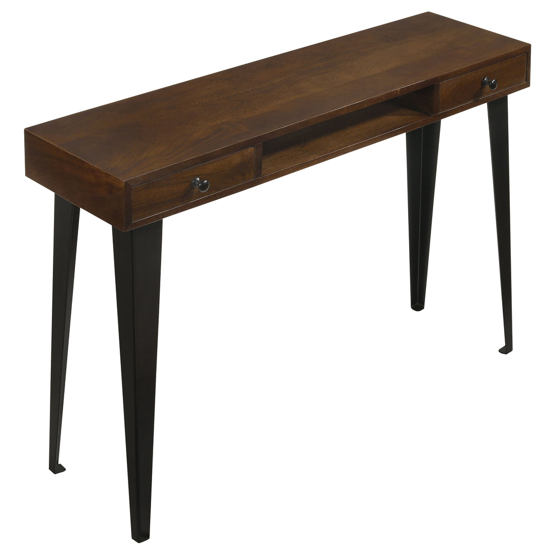 Radcliffe 2-drawer Console Table Dark Brown