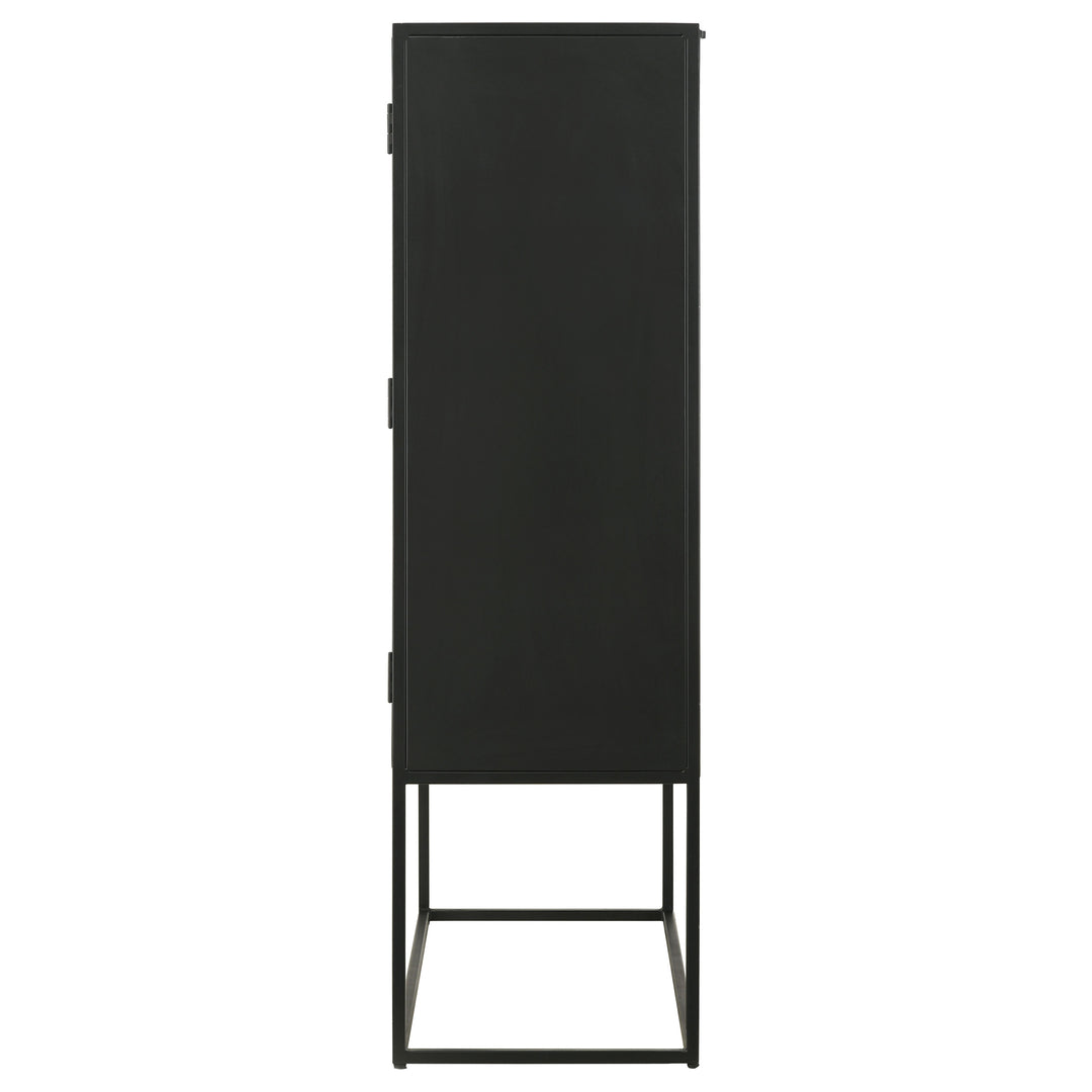 Jenna 2-door Accent Cabinet Black