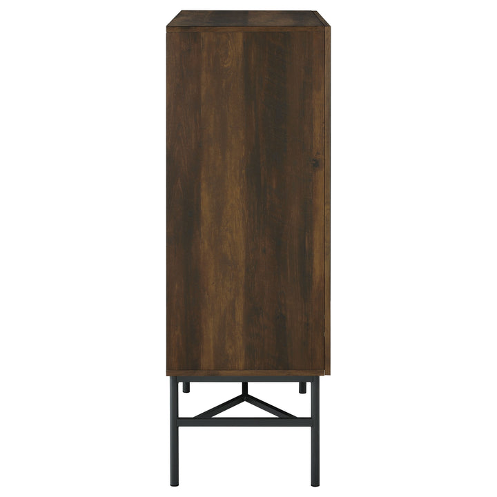 Bonilla 2-door Accent Cabinet with Glass Shelves