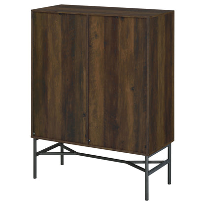 Bonilla 2-door Accent Cabinet with Glass Shelves