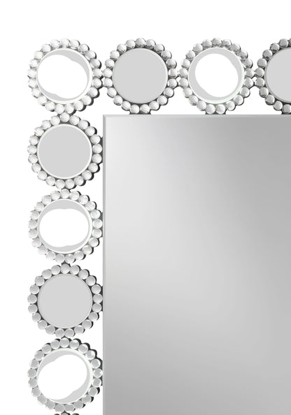 Aghes Vanity Mirror with Lighting Silver