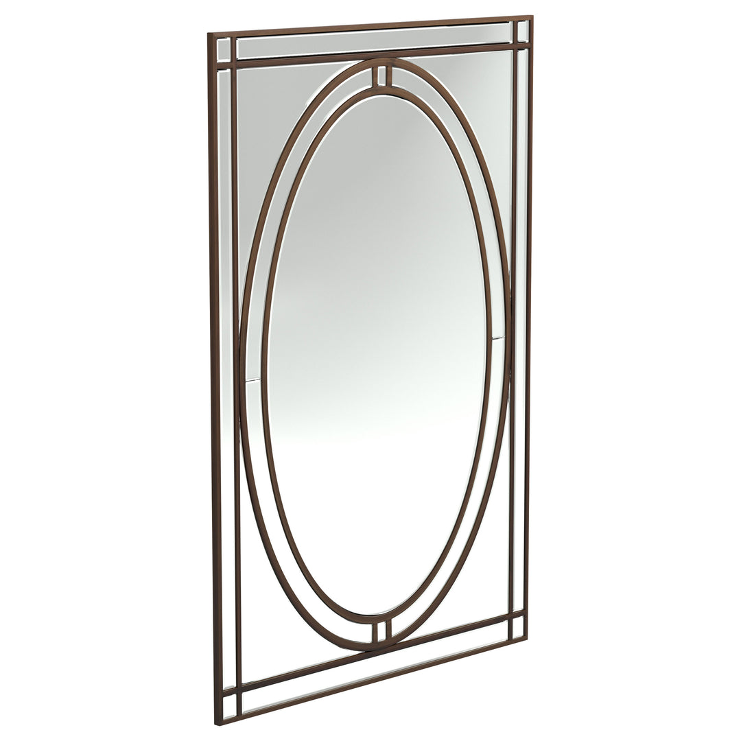 Beveled Edge Wall Mirror Silver