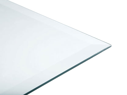 60x36" 6mm Rectangular Glass Top Clear