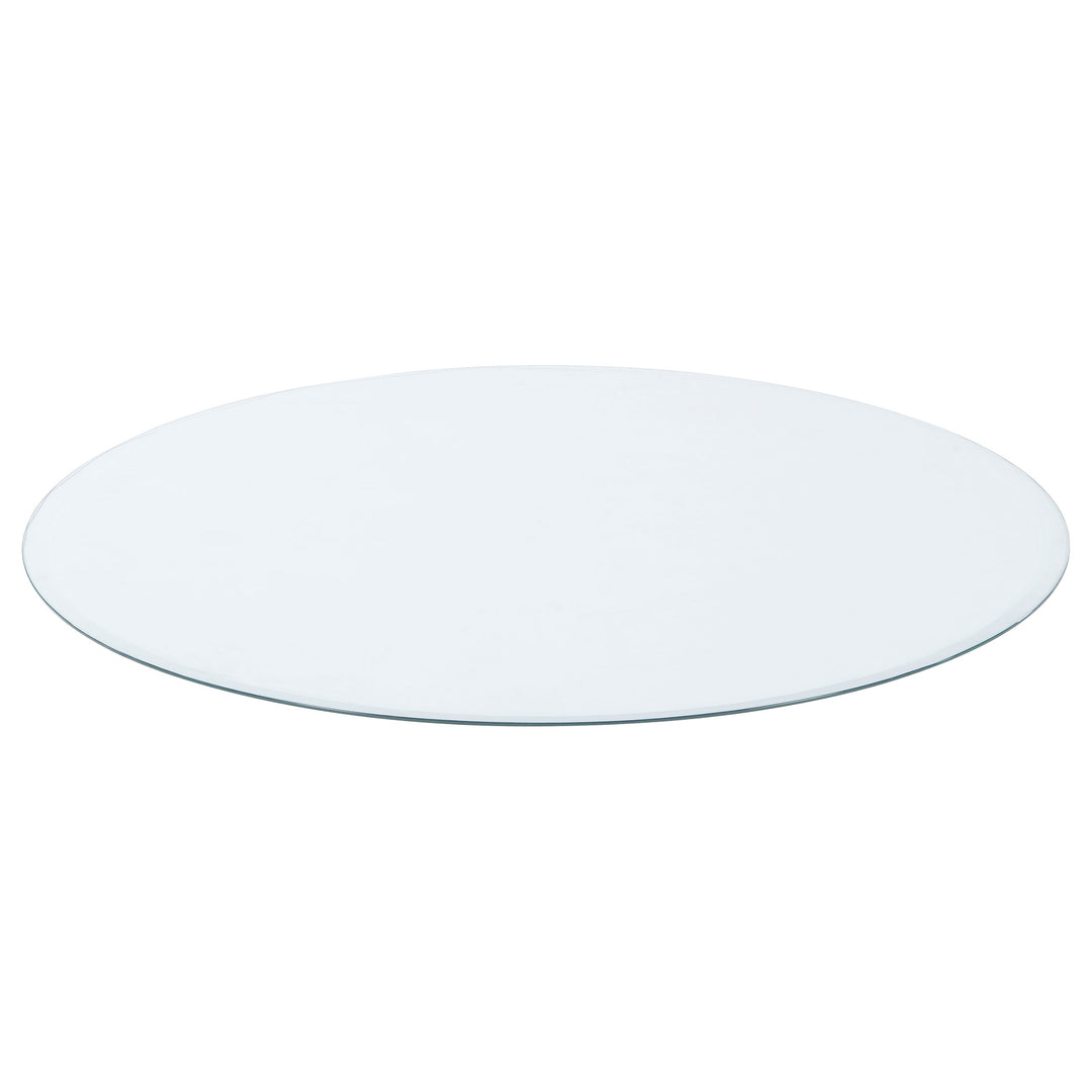 36" 8mm Round Glass Top Clear