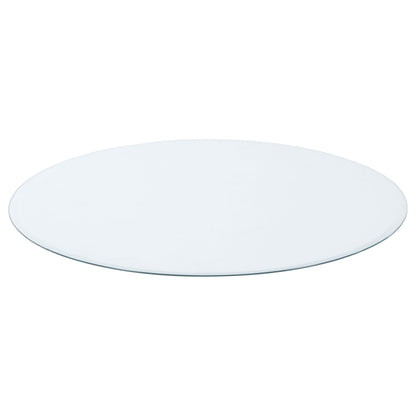 42" 6mm Round Glass Table Top Clear