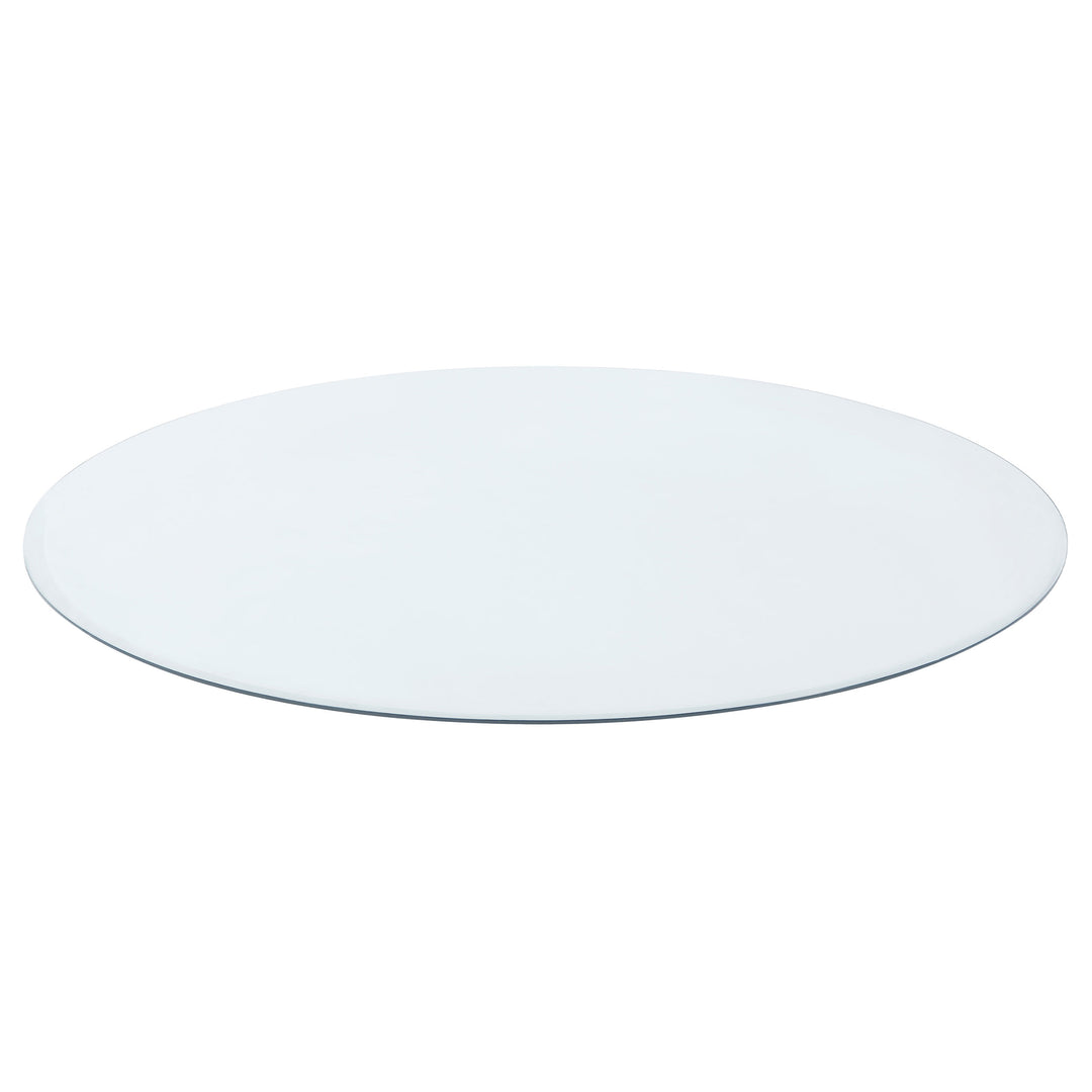 54" 8mm Round Glass Top Clear