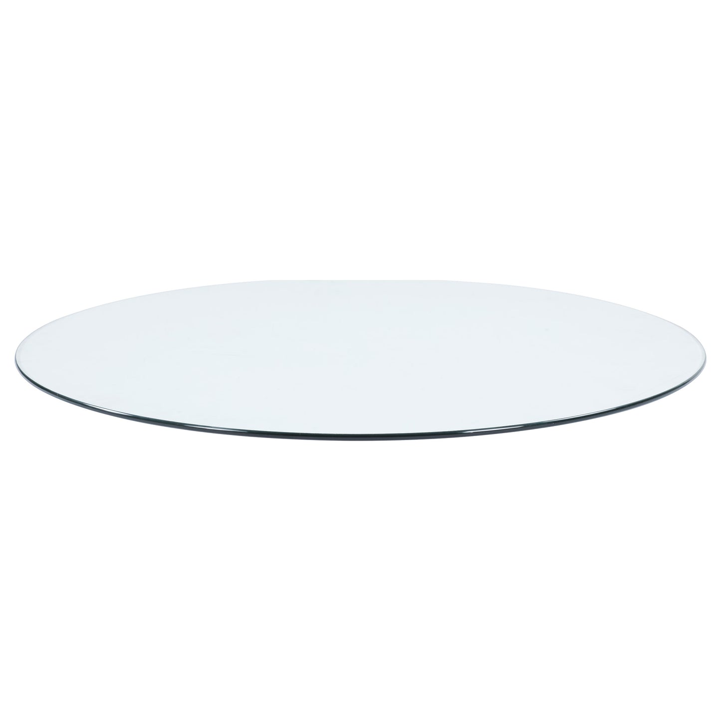 54" 10mm Round Glass Table Top Clear