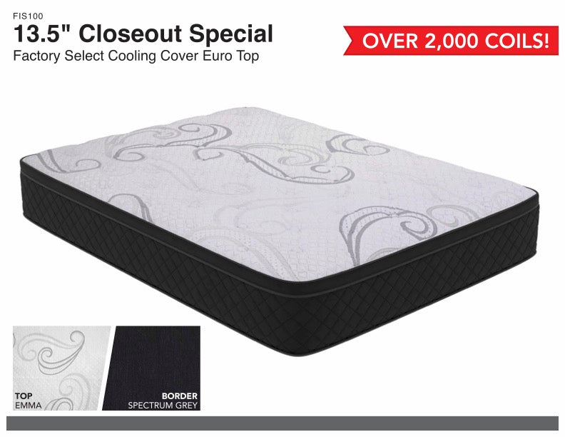 13.5" Closeout Special *Cooling Cover Euro Top*