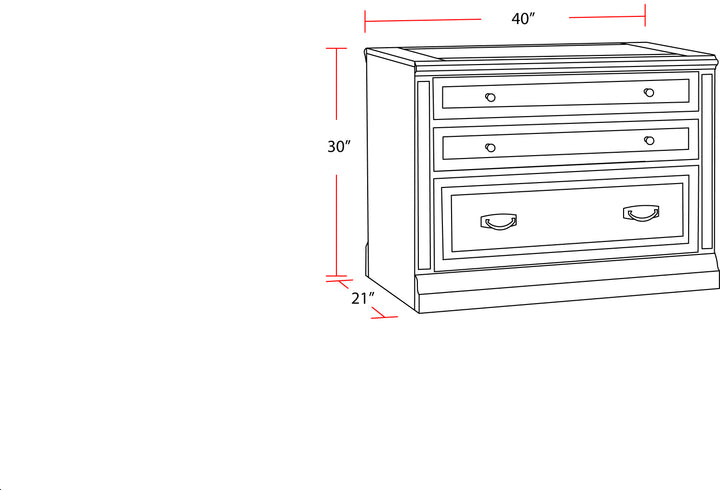 House Washington Heights 2 Drawer Lateral File