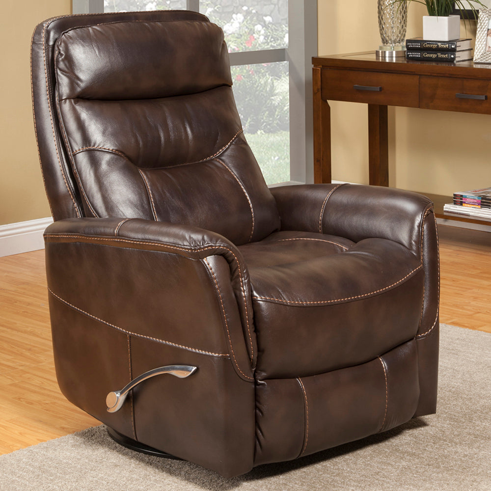 Living Gemini - Truffle Swivel Glider Recliner