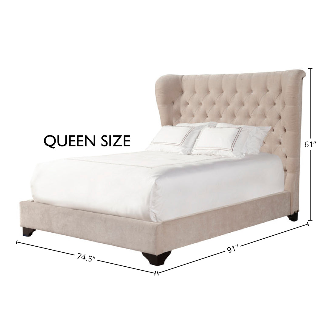 Living Sleep Chloe - Meringue Queen Bed