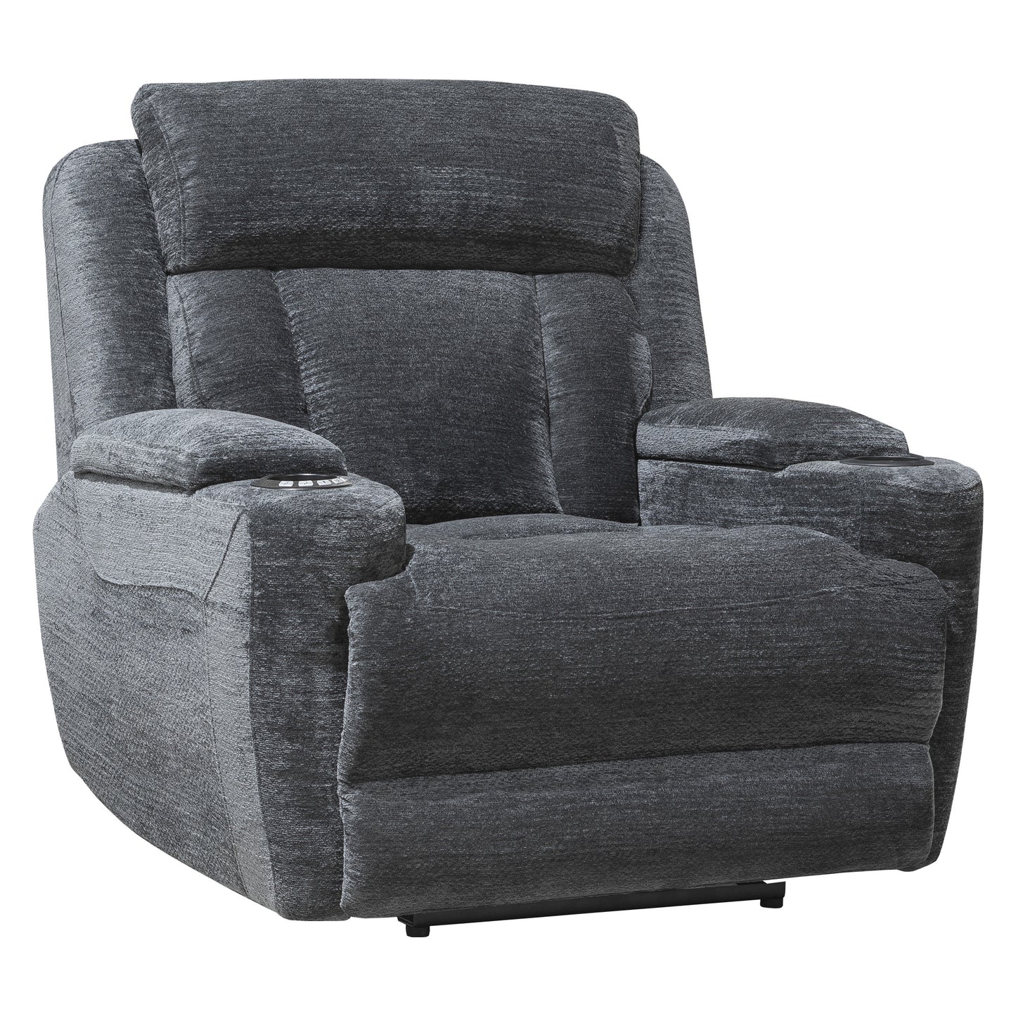 Living Dalton - Lucky Charcoal Power Recliner