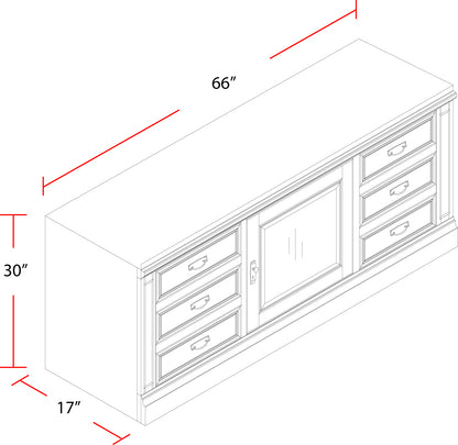 House Washington Heights 66 In. TV Console