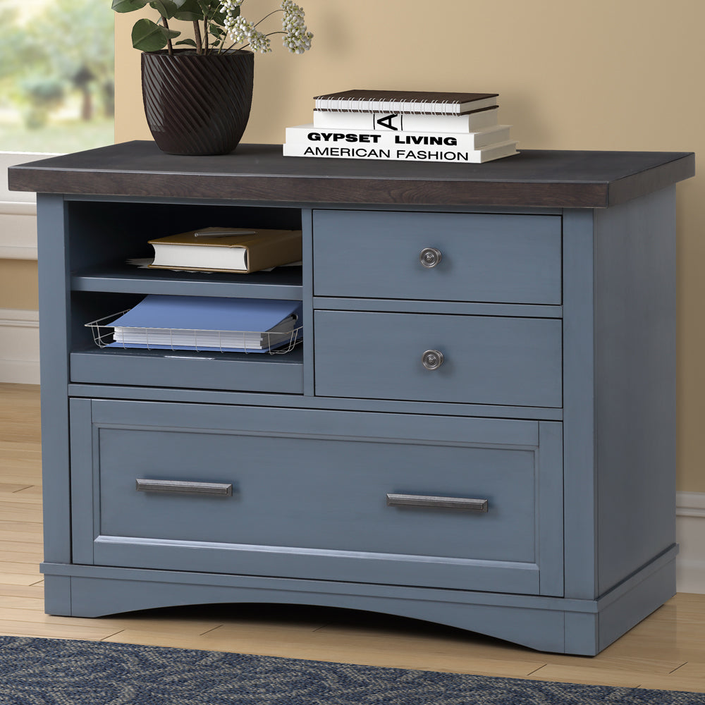 House Americana Modern - Denim Functional File with Power Center