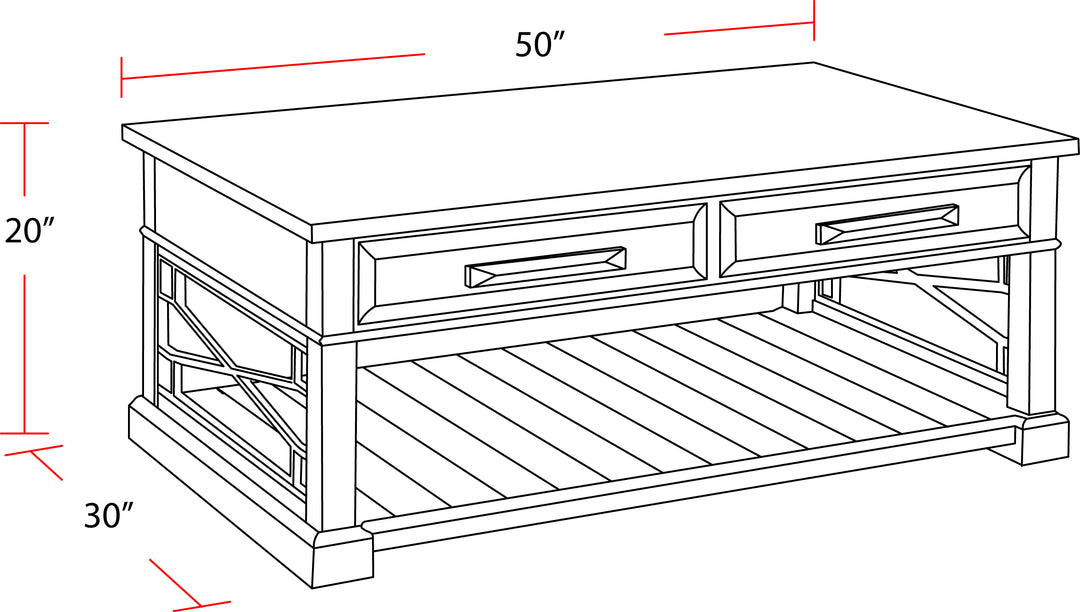 House Sundance - Sandstone Cocktail Table