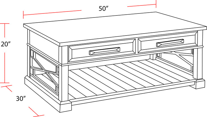 House Sundance - Sandstone Cocktail Table