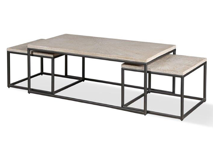 House Crossings Monaco Rectangular Nesting Cocktail Table