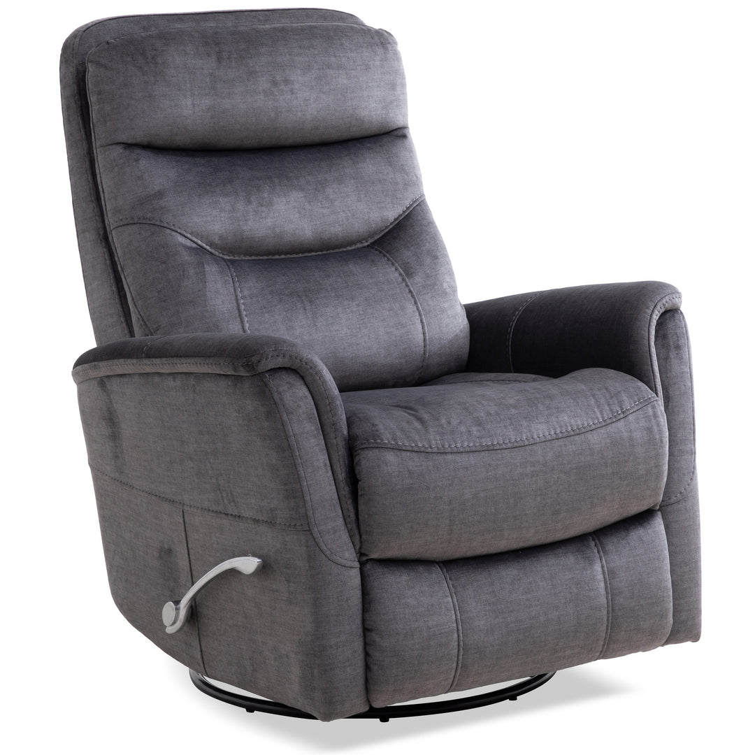 Living Gemini - Capri Charcoal Swivel Glider Recliner