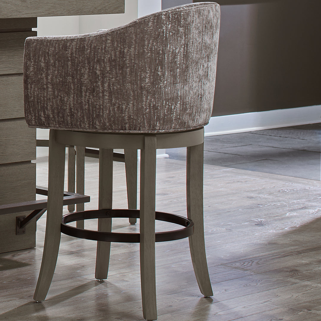 House Pure Modern Dining Upholstered Swivel Barstool