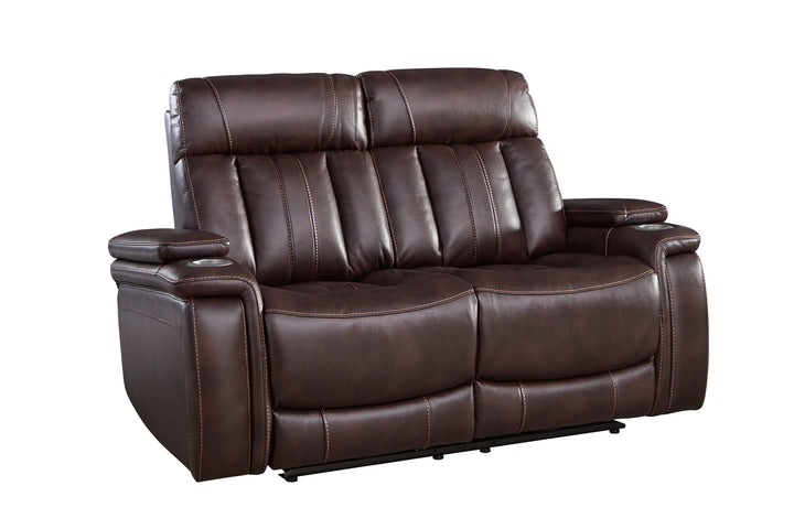 Living Royce - Fantom Brown Power Reclining Loveseat