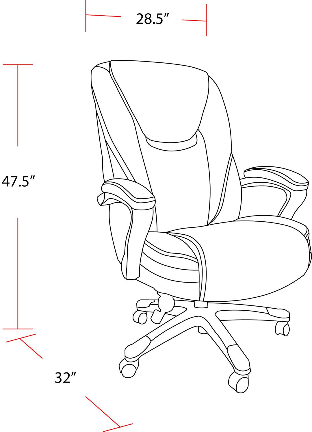 Living - Executive Desk Chair