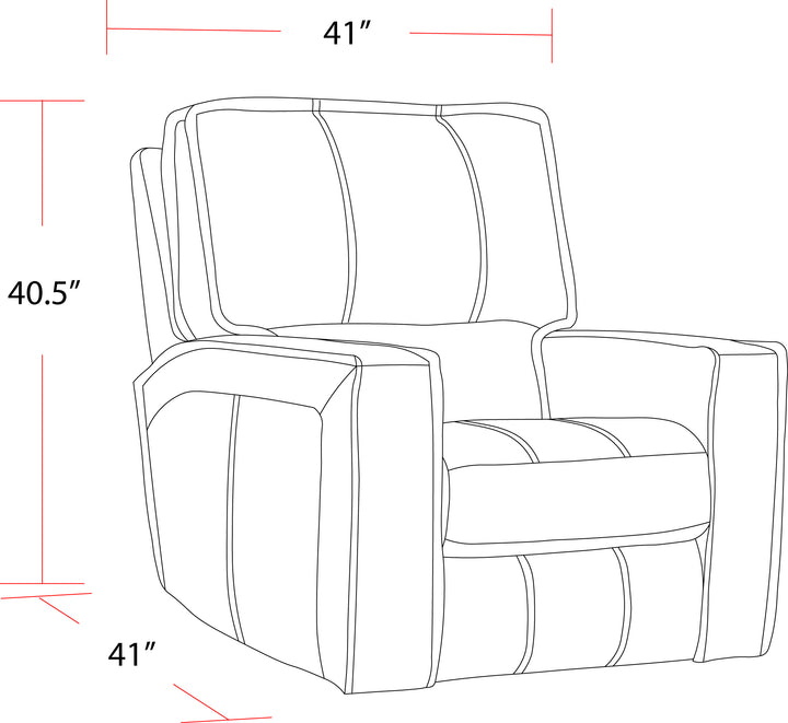 Living Rockford - Verona Saddle Power Recliner