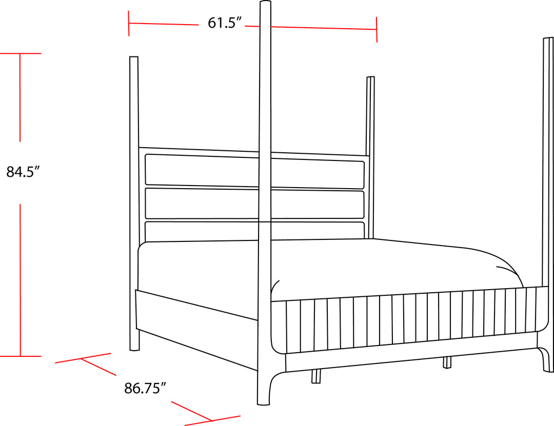 House Escape - Bedroom Queen Poster Bed