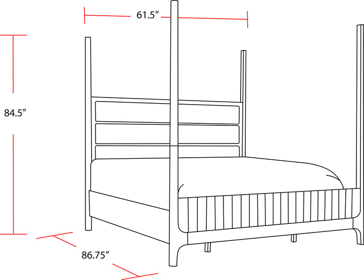 House Escape - Bedroom Queen Poster Bed