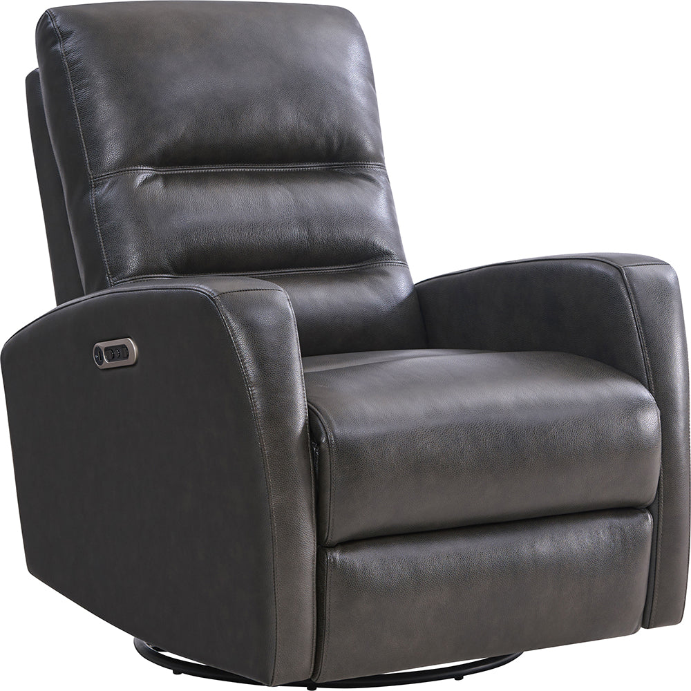 Living Ringo - Florence Grey Power Swivel Glider Recliner