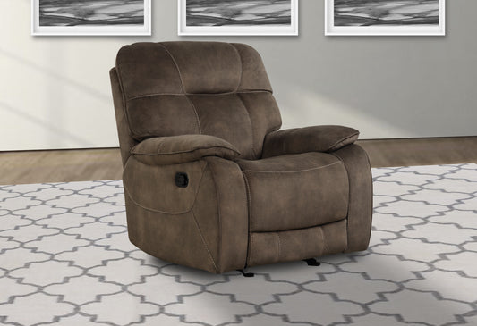 Living Cooper - Shadow Brown Glider Recliner