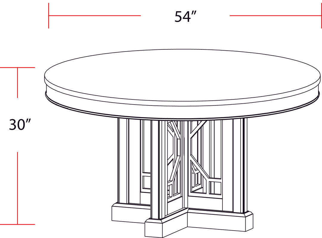 House Sundance Dining - Sandstone 54 In. Round Dining Table