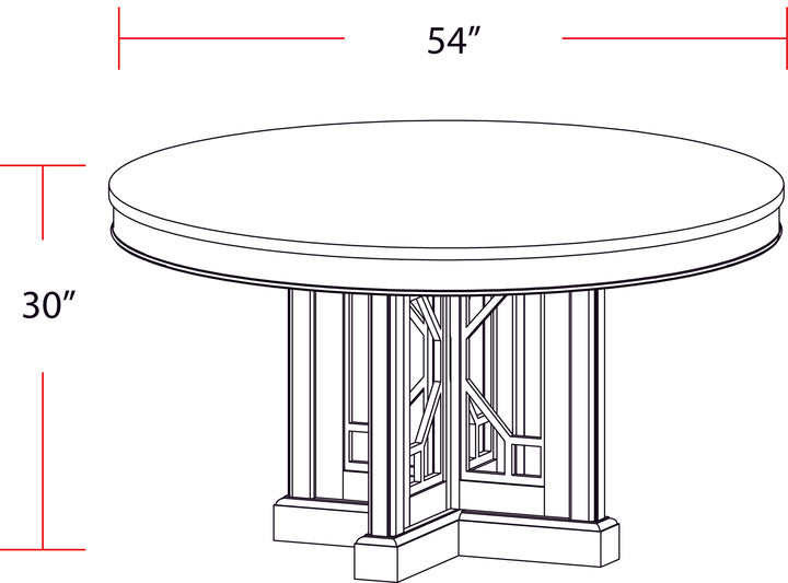 House Sundance Dining - Sandstone 54 In. Round Dining Table