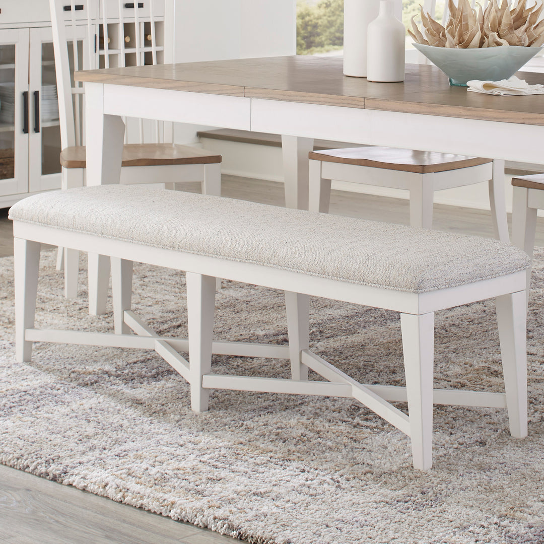 House Americana Modern Dining 58 In. Upholstered Bench