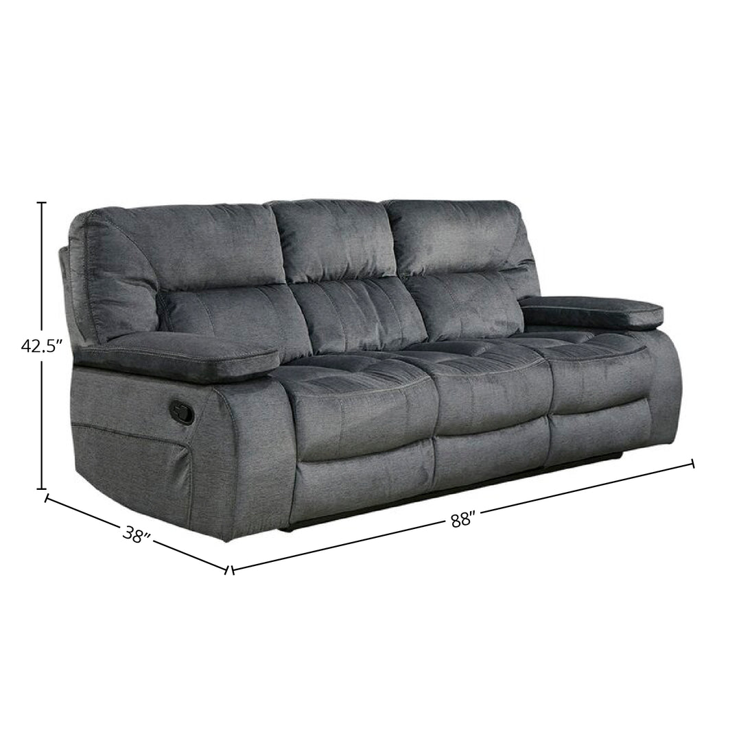 Living Chapman - Polo Reclining Sofa with Drop Down Console