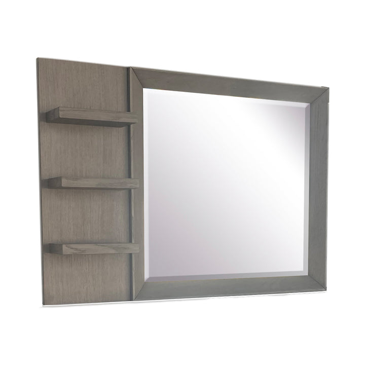 House Pure Modern Bedroom Mirror with Shelves