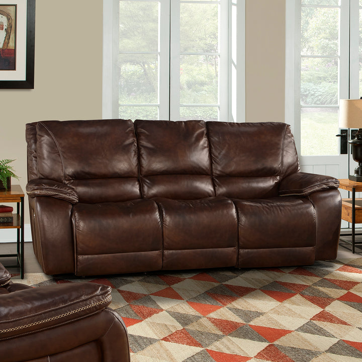 Living Vail - Burnt Sienna Power Reclining Sofa