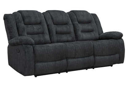 Living Bolton - Misty Storm Manual Reclining Sofa