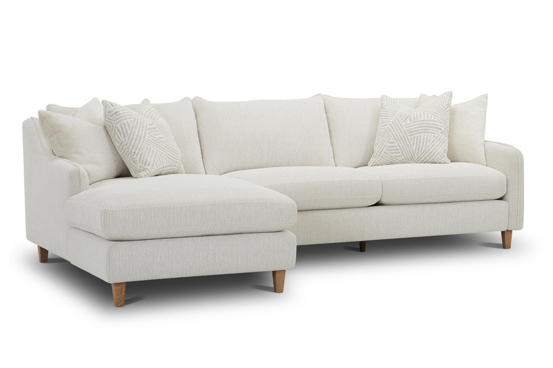 Living Vogue - Farlo Chalk 2 Piece Modular Sectional