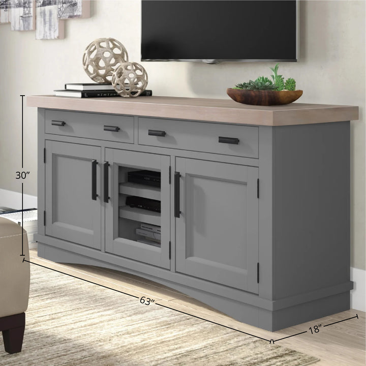 House Americana Modern - Dove 63 In. TV Console