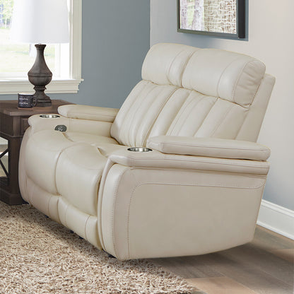 Living Royce - Fantom Ivory Power Reclining Loveseat