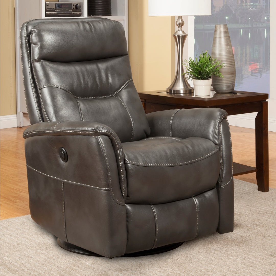 Living Gemini - Flint Power Swivel Glider Recliner Two Pack