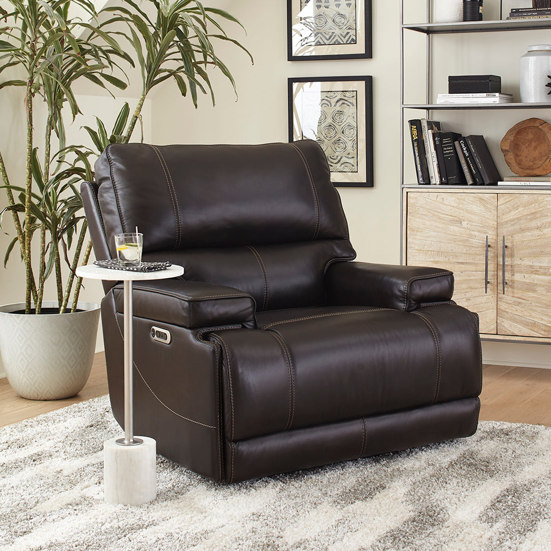 Living Whitman - Verona Coffee - Powered By Freemotion Cordless Power Recliner