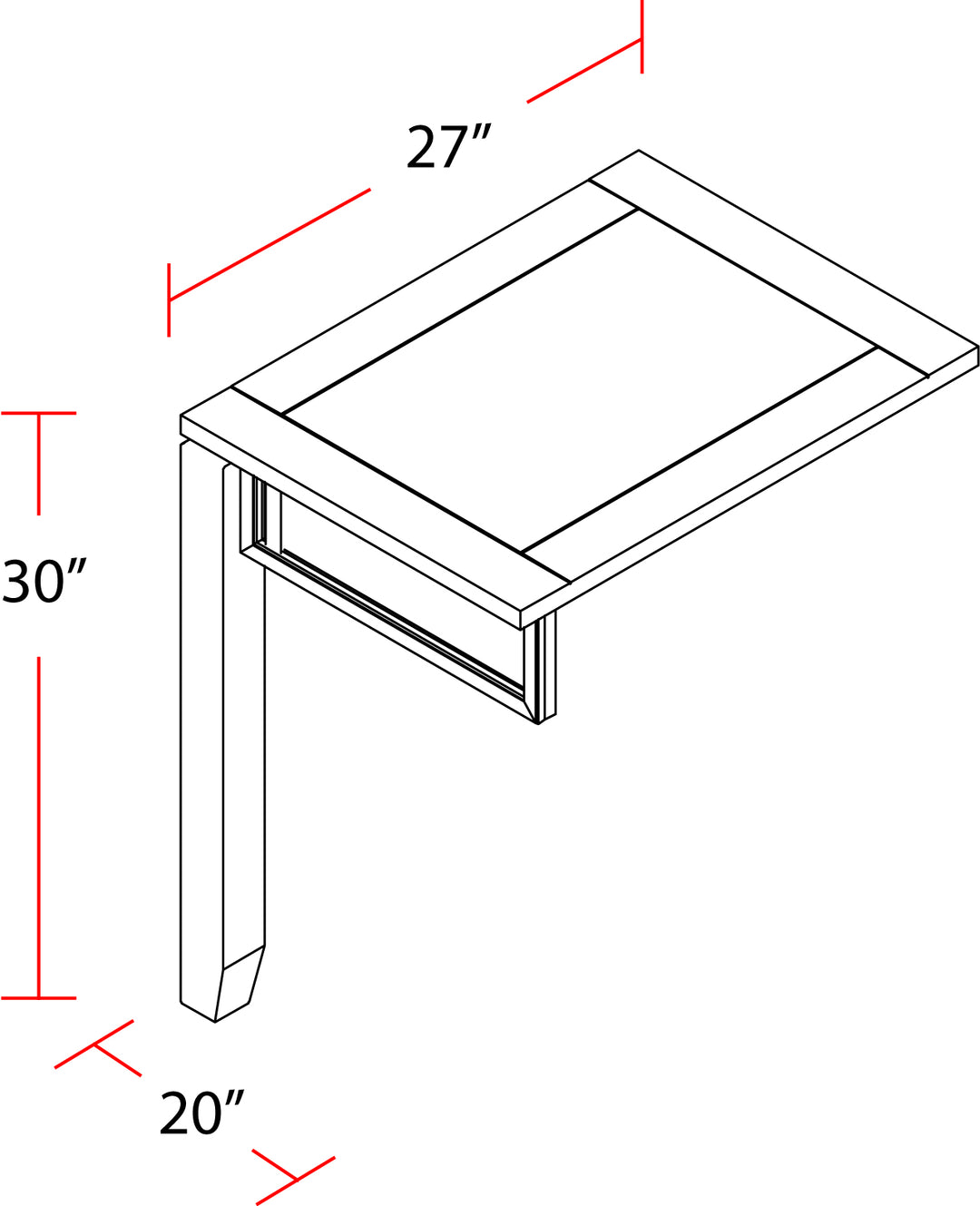 House Boca Corner Table