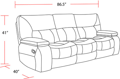 Living Chapman - Kona Triple Reclining Sofa