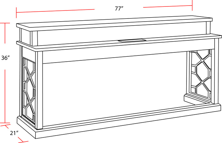 House Sundance - Smokey Grey Everywhere Console with 3 Stools