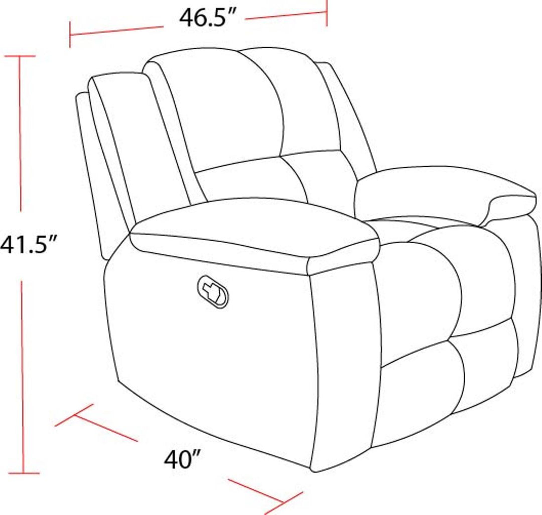 Living Buster - Opal Taupe Recliner