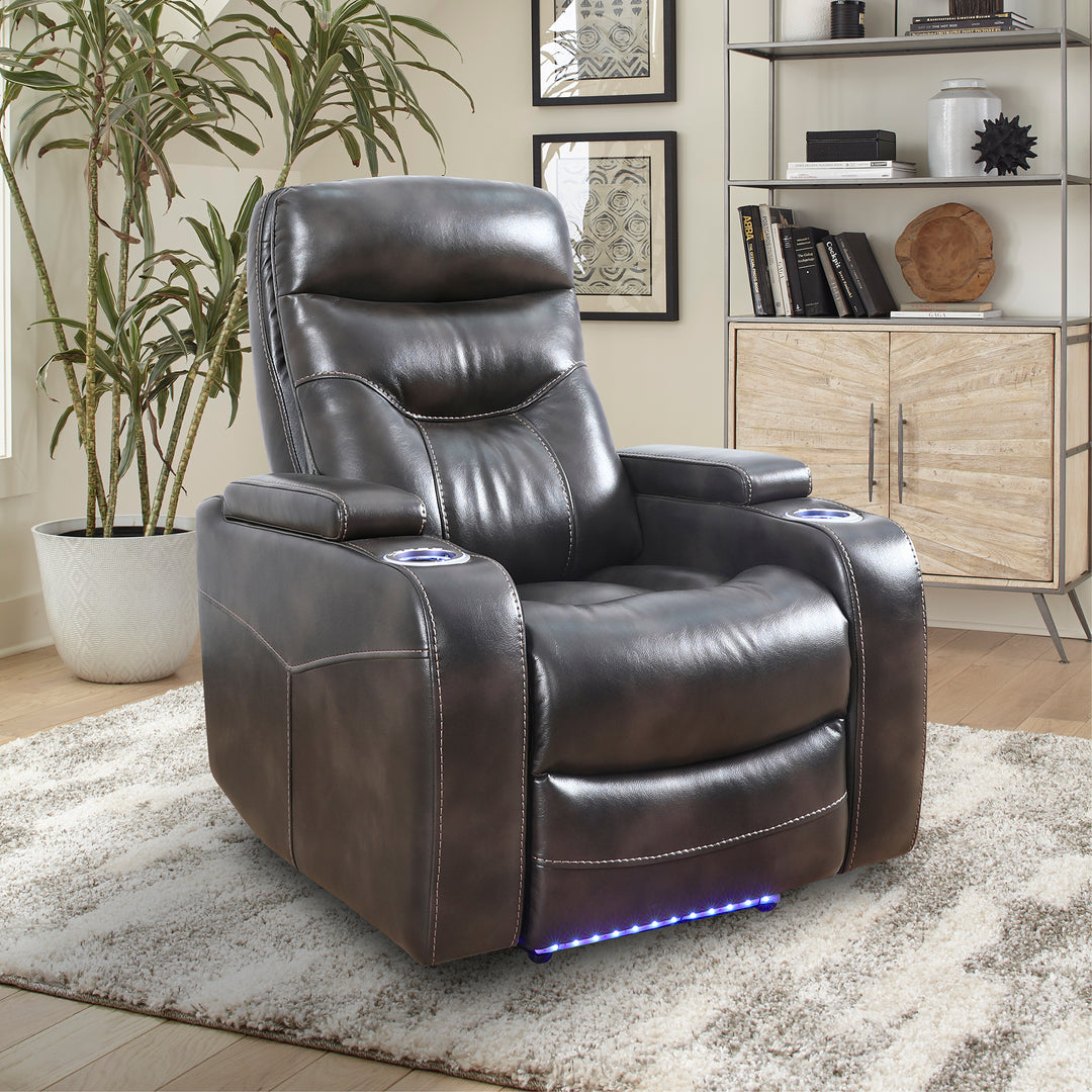 Living Origin Power - Truffle Power Reclining Home Theater Recliner